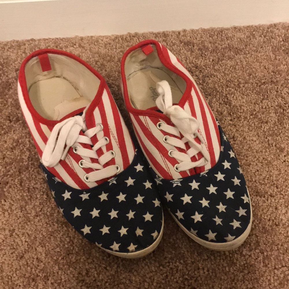 Charlotte Russe Patriotic sneakers